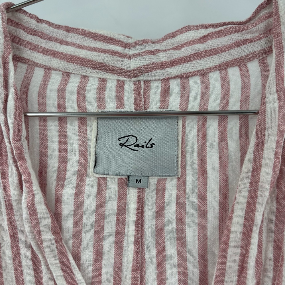 Rails Relaxed Short Sleeve Button Down Tie Knot T… - image 3